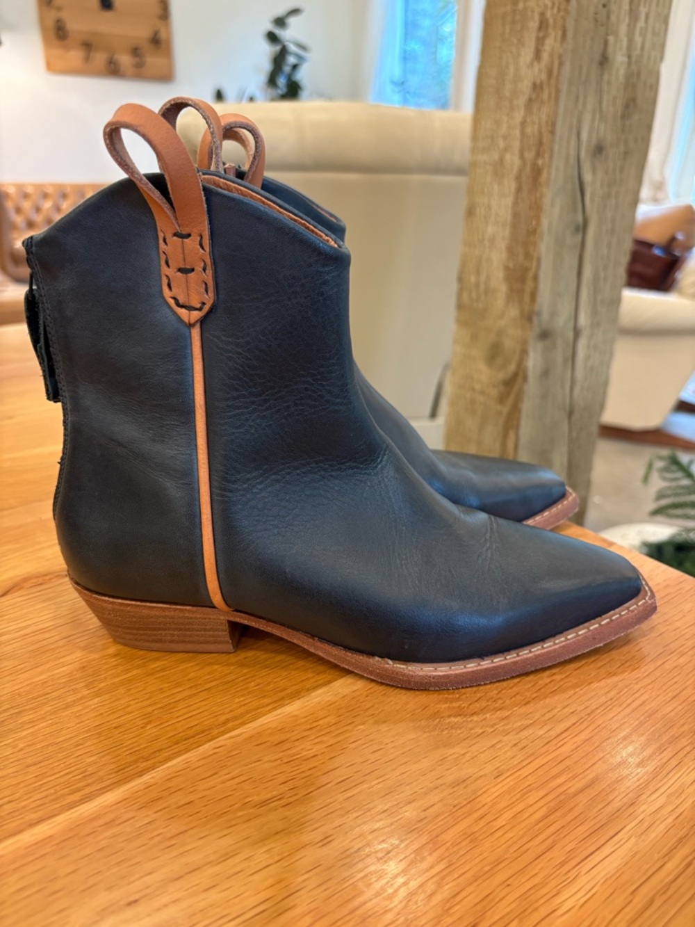 We The Free washed black Westley ankle boot